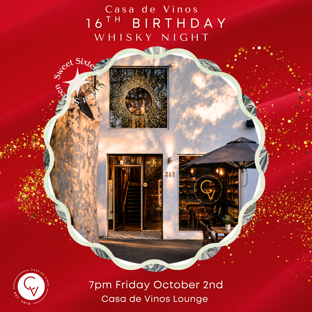 Casa de Vinos 16th Birthday Whisky Tasting Night